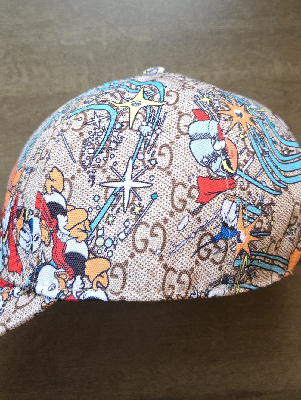 Gucci x Disney Donald Duck GG Supreme Hat Cap - Picture 7 of 13
